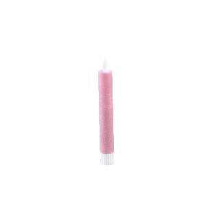 PTMD LED Diner Candle rustic pink moveflame 2PCS short
