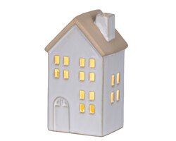 Led huis l6b7.4h12.7cm-1l wit/wwit - afbeelding 1