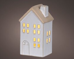 Led huis l6b7.4h12.7cm-1l wit/wwit - afbeelding 2