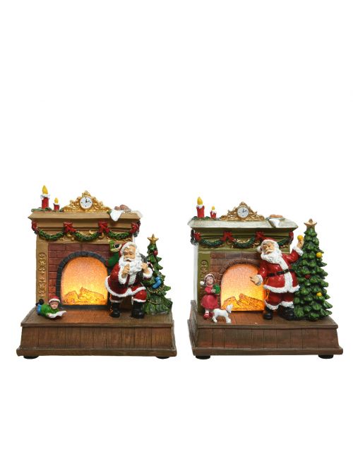 Lumineo LED Kerst Haard Flame