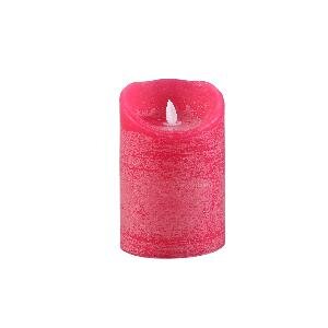 PTMD LED Light Candle bright pink moveable flame L