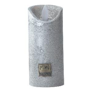 PTMD LED Light Candle metallic taupe moveable flame XS