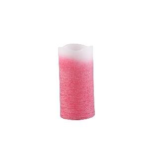 PTMD Led Light Candle pink ombre flickering flame L