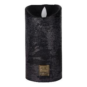 PTMD LED Light Candle rustic black moveable flame L