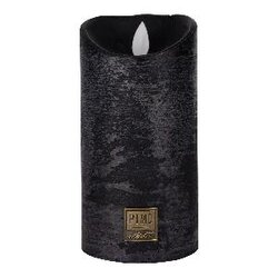 PTMD LED Light Candle rustic black moveable flame L