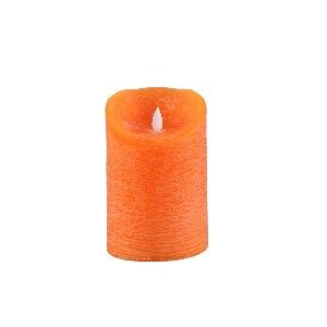 PTMD LED Light Candle rustic orange moveable flame L