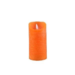 PTMD LED Light Candle rustic orange moveable flame M