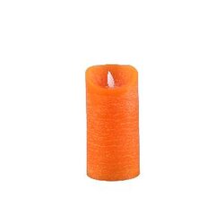PTMD LED Light Candle rustic orange moveable flame M