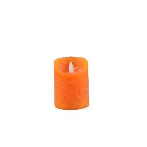 PTMD LED Light Candle rustic orange moveable flame S