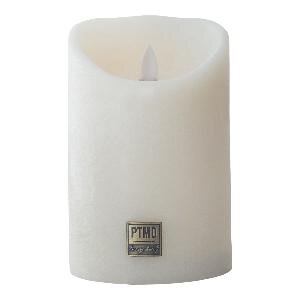 PTMD LED Light Candle rustic white moveable flame L