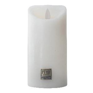 PTMD LED Light Candle rustic white moveable flame M