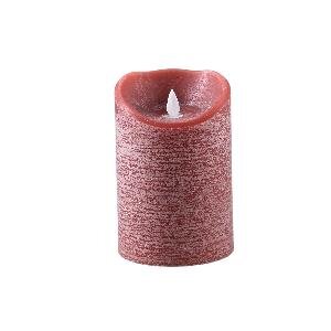 PTMD LED Light Candle stone brown moveable flame L