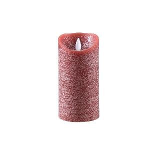 PTMD LED Light Candle stone brown moveable flame M