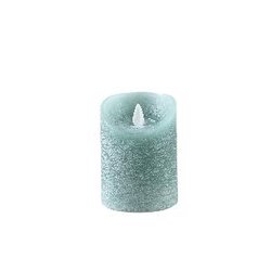 PTMD LED Light Candle teal moveable flame S