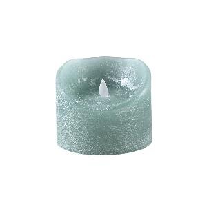 PTMD LED Light Candle teal moveable flame XL