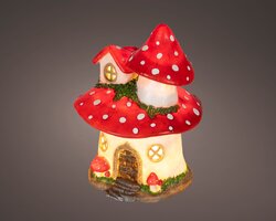 Lumineo LED paddenstoel polyresin steady binnen