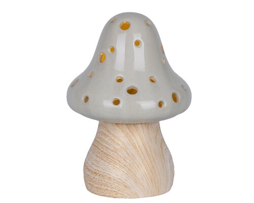 Led padstoel l11b11h16cm1l wit/wwit - afbeelding 1