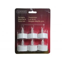Lumineo LED theelicht plastic fire flame effect BO binnen - afbeelding 1