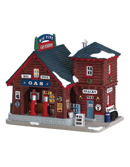 Lemax Big Pine Gas Station, B/O Led