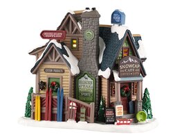 Lemax Bighorn Peak Mountain Sports Snow Gear, Incl. Adaptor 44338, 100 Ma (White)