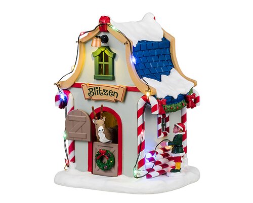 Lemax Blitzen'S Den, Ac Adaptable (Not Included)