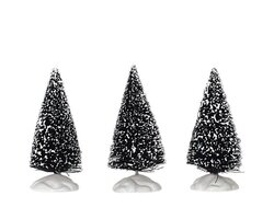 Lemax Bristle Tree, Set Of 3, Mini - afbeelding 2