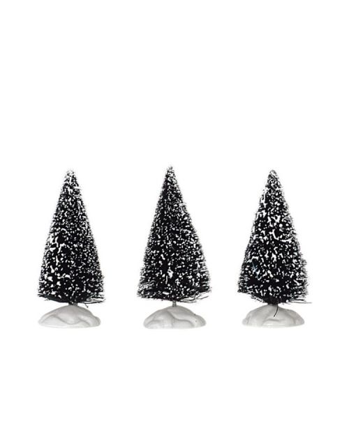 Lemax Bristle Tree, Set Of 3, Mini - afbeelding 1