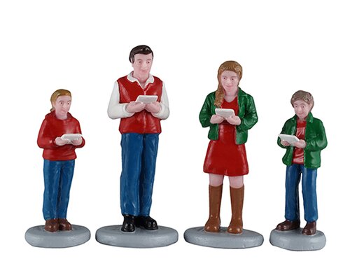 Lemax Caroling Family, Set Of 4