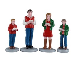 Lemax Caroling Family, Set Of 4