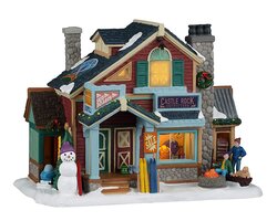 Lemax Castle Rock Ski Outfitters, Incl. Adaptor 44338, 100 Ma (White)