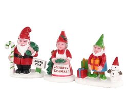 Lemax Christmas Garden Gnomes, Set Of 3 - afbeelding 2