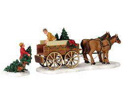 LEMAX CHRISTMAS TREE WAGON,  SET OF 2 - afbeelding 3