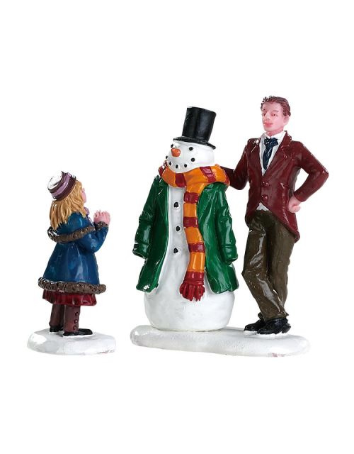 Lemax Dad'S Snowman, Set Of 2