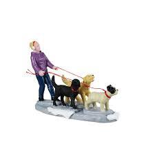 Lemax Dog Walker