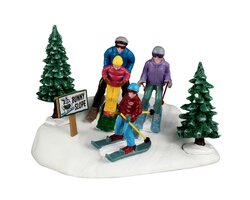 Lemax Family Ski Day