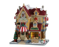 Lemax Father Christmas Gift Shop, Incl. Adaptor 44338, 100 Ma (White)