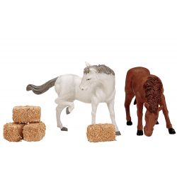 Lemax Feed For The Horses, Set Of 6 - afbeelding 1