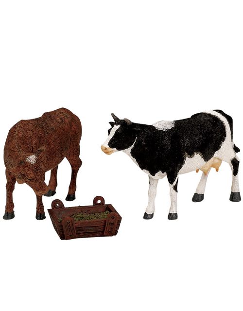 Lemax Feeding Cow & Bull, Set Of 3 - afbeelding 1