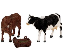Lemax Feeding Cow & Bull, Set Of 3 - afbeelding 2