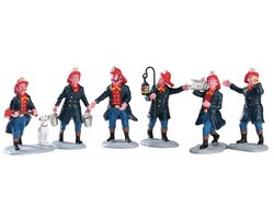 Lemax Fireman, Set Of 6 - afbeelding 2