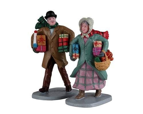 Lemax Gifts For The Grandchildren, Set Of 2