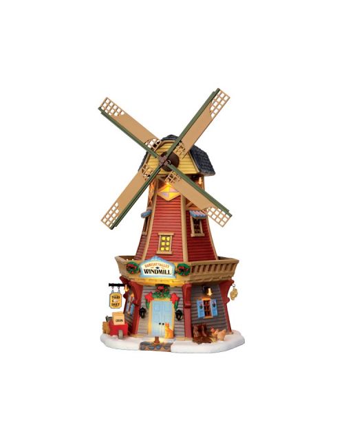 Lemax Harvest Valley Windmill, With 4.5V Adaptor (Eu) - afbeelding 1