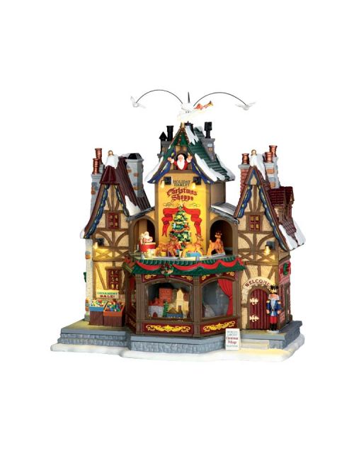 Lemax Holiday Hamlet Christmas Shoppe incl. 4.5V adapter