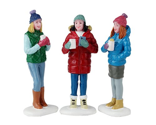 Lemax Hot Cocoa With Friends,  Set Of 3