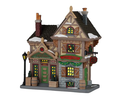 Lemax J. Spritzer'S Holiday Libations And Wines, Incl. Adaptor 44338, 100 Ma (White)