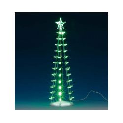 Lemax Lighted Silhouette Tree (Green), B/O (4.5V) - afbeelding 1