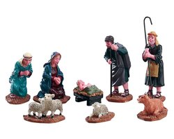 Lemax Nativity Figurines, Set Of 8 - afbeelding 2