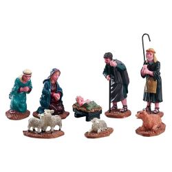 Lemax Nativity Figurines, Set Of 8 - afbeelding 1