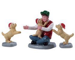 Lemax New Puppies, Set Of 3 - afbeelding 2