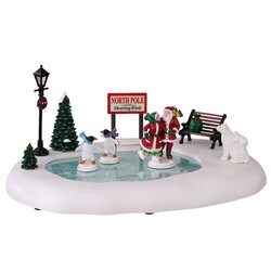 Lemax North Pole Skating Rink,  B/O (4.5V) - afbeelding 2